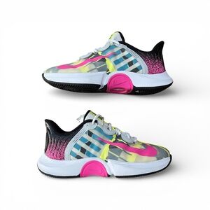 Nike Court Air Zoom GP Turbo Women's Tennis Shoes Neon